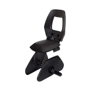 Fotelik rowerowy Bobike Junior ONE black/dark grey 6-10 lat