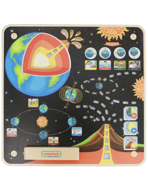 MASTERKIDZ Tablica Edukacyjna Ziemia Montessori