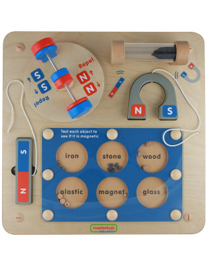 MASTERKIDZ Nauka o Przyciąganiu Magnetycznym - Ścienna Tablica Edukacyjna Flex Montessori
