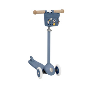 Banwood Hulajnoga ECO z koszykiem Pin & Ride Sea