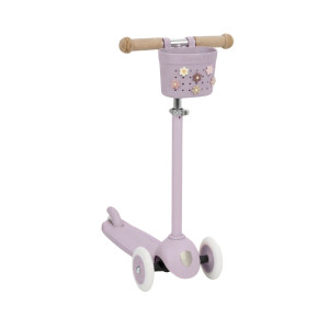 Banwood Hulajnoga ECO z koszykiem Pin & Ride Lavender