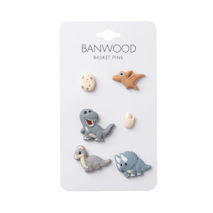 Banwood Piny do koszyka Dinosaurs