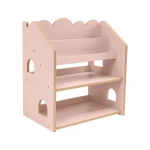 MeowBaby Biblioteczka Montessori | Regał Domek na Książki MDF - kolory