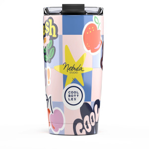 Cool Bottles Kubek termiczny 550 ml Xclusive! Nébula - Sticker Fever