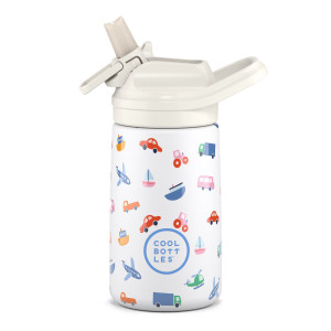 Cool Bottles Butelka termiczna Kiddies 350 ml Little Wheels