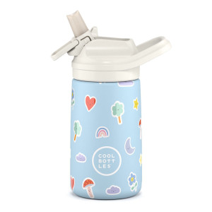 Cool Bottles Butelka termiczna Kiddies 350 ml Rainbow Clouds