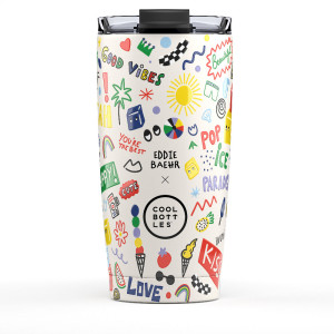 Cool Bottles Kubek termiczny 550 ml Xclusive! Eddie Baehr - Good Vibes