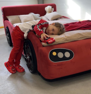 Tapicerowane łóżko dla dzieci Auto Bestseller!