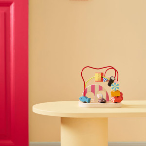 KID'S CONCEPT Edukacyjna pętla labirynt – drewniana przeplatanka Montessori