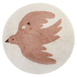 Dywan dziecięcy okrągły BOHEMIAN BIRD CREME 120cm