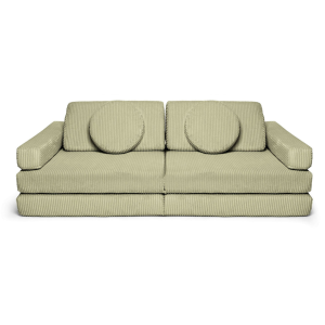 Modułowa sofa do pokoju dziecka plac zabaw Pure CORDUROY Matcha