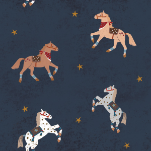 Tapeta do pokoju dla dziecka Spanish horses