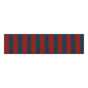 Pas tapetowy do pokoju dziecka Border Spanish stripes Red 100x25cm