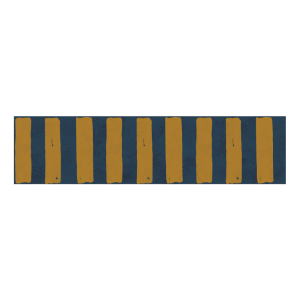 Pas tapetowy do pokoju dziecka Border Spanish stripes Yellow 100x25cm