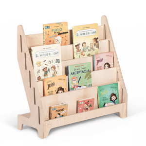 Biblioteczka Montessori dla dzieci MIA L naturalna