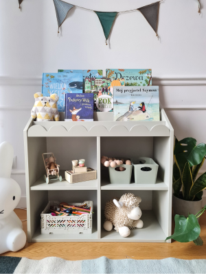 Regał Montessori dla dzieci na książki i zabawki – Sage | Book Nook
