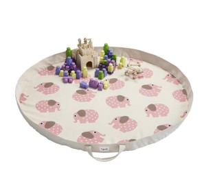 Mata dywanik do zabawy dla dzieci Słoń różowy