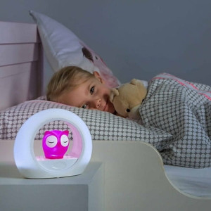Zazu LOU Lampka Nocna Sowa Pink