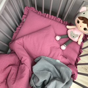 Plumeti Komplet pościel z wypełnieniem Amarant - różne wymiary