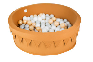 Suchy basen z piłeczkami CAMEL, 200 piłeczek - kreatywne zabawki dla dzieci