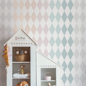 Tapeta do pokoju dziecka Rainbow Diamonds