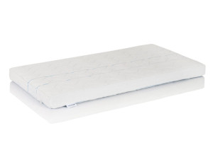 Materac dziecięcy Hevea Krzyś – lateksowo‑kokosowy 120×60‑140×70 cm dwustronny H3/H2, antyalergiczny pokrowiec