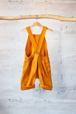 Rampers Len Miodowy Królik Krótki