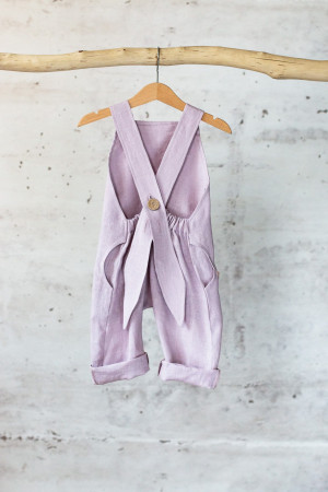 Rampers Len Liliowy Królik Krótki