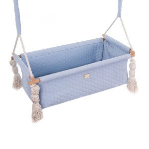 Kołyska Huśtawka dla Niemowlaka Niebieska