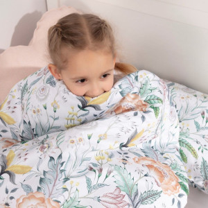 Pościel z wypełnieniem dla dzieci Kwiaty - rozmiary