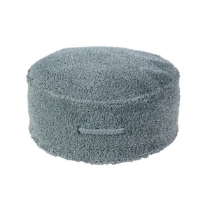 Okrągła pufa dla dziecka Chill Vintage Blue