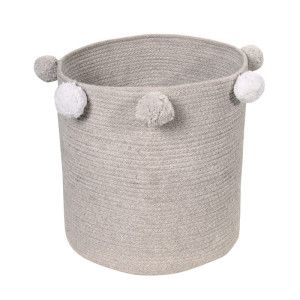 Baby Basket Bubbly Grey