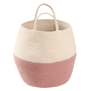 Kosz na zabawki Zoco Ash Rose/Natural