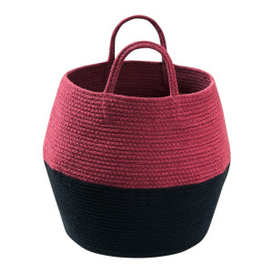Kosz na zabawki Zoco Ash Black/Aubergine