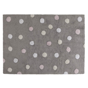 Dywan do prania w pralce Topos Tricolor Grey Rosa/Pink