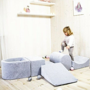 Piankowy Zestaw do Zabawy z Basenem z Kulkami 100 szt