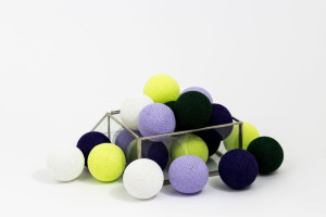 Lampki dla dzieci kule Cotton Balls Delicious Moss - różne rozmiary