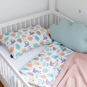 Pościel z wypełnieniem dla dzieci Potworki - rozmiary