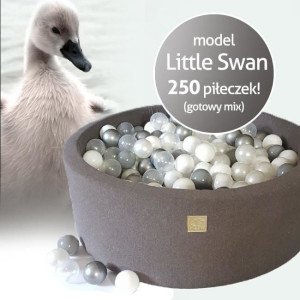 Suchy basen z piłeczkami, 250 piłeczek - zabawki kreatywne