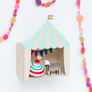 Półka Cyrk Miętowo Biała