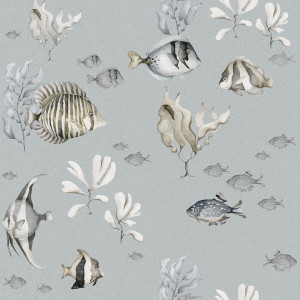 Tapeta do pokoju dziecka Kolorowe rybki