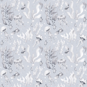 Tapeta do pokoju dziecka Magia Oceanu Creamy Blue SMALL