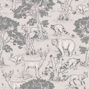 Tapeta do pokoju dziecka Animals Natural