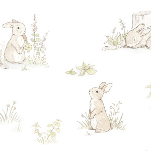 Dziecięca tapeta - Rabbit Day Classic