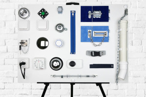 Tablica manipulacyjna Niebieska - kreatywna zabawka dla dzieci