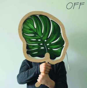 Drewniana lampka Led dla dzieci Monstera