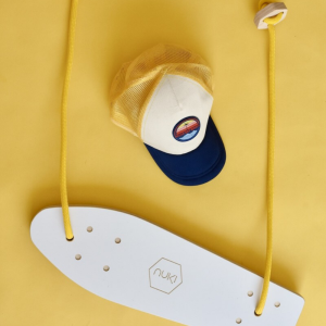 Huśtawka dziecięca Deskorolka Biała