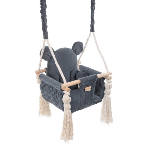 Huśtawka do pokoju dziecka Miś Grafit