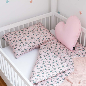 Pościel z wypełnieniem dla dzieci Ptaszki - rozmiary