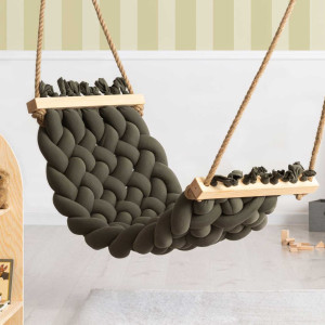 Hamaczek huśtawka do pokoju dziecka Khaki